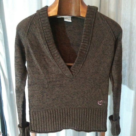 Roxy Long Sleeve Hooded Sweater - L - Picture 1 of 3
